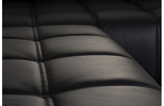 Pikowane siedzisko narożnika Gabon