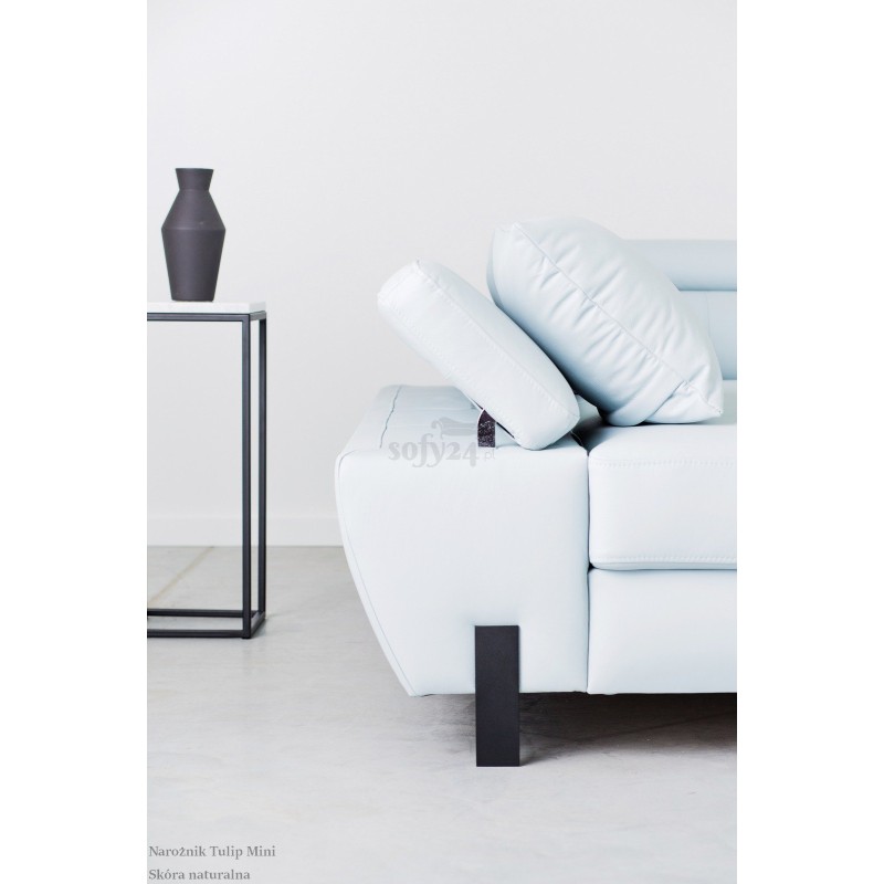 Metalowe nogi i regulowany bok 