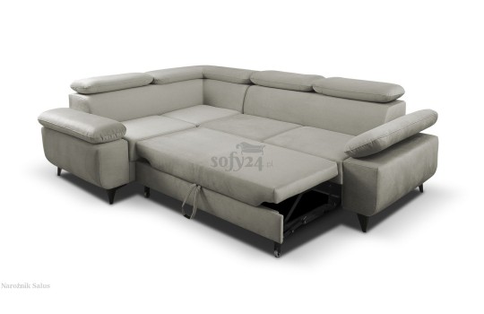 Narożnik Salus po rozłożeniu funkcji spania