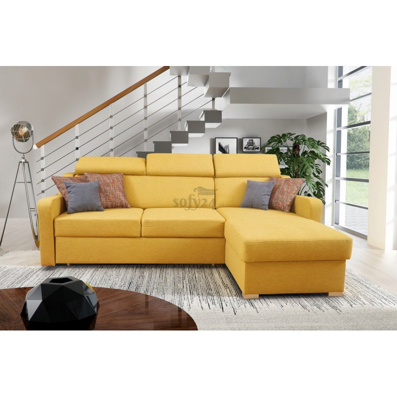 Narożnik Nero 228 x 158 cm z f. spania Narożnik Nero 228 x 158 cm z f. spania
