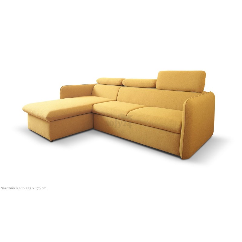 Narożnik Kado 235 x 179 cm z funkcją spania