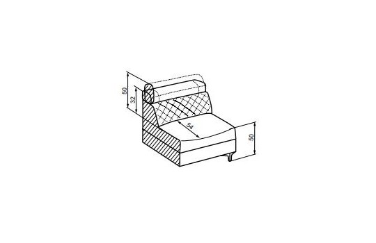 Schemat i wymiary Mykynos