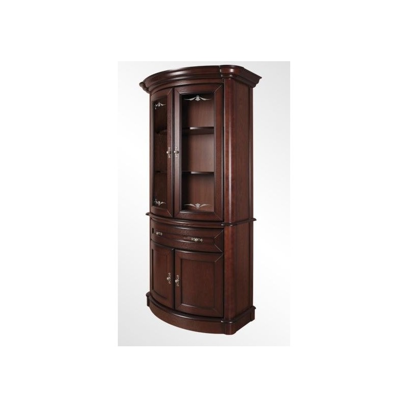 Komoda narożna 2D1S + Witryna narożna 2D Nefryt