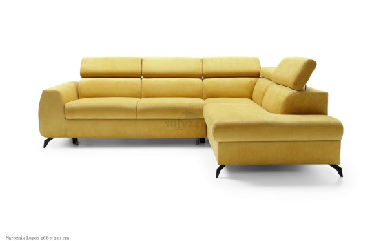 Narożnik Lupos z regulowanymi zagłówkami