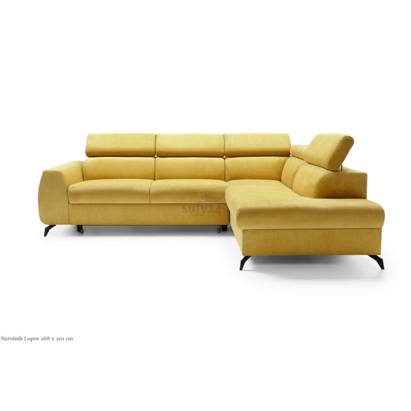 Narożnik Lupos z regulowanymi zagłówkami