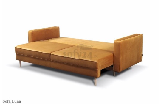 Sofa Luna po rozłożeniu funkcji spania ( DL )