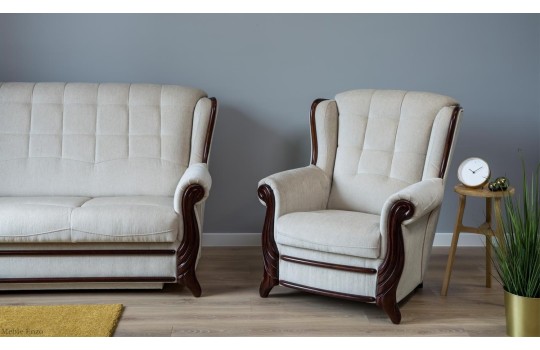 Komplet  Sofa Enzo 3R + fotel