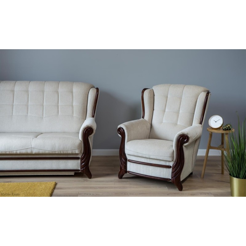 Komplet  Sofa Enzo 3R + fotel