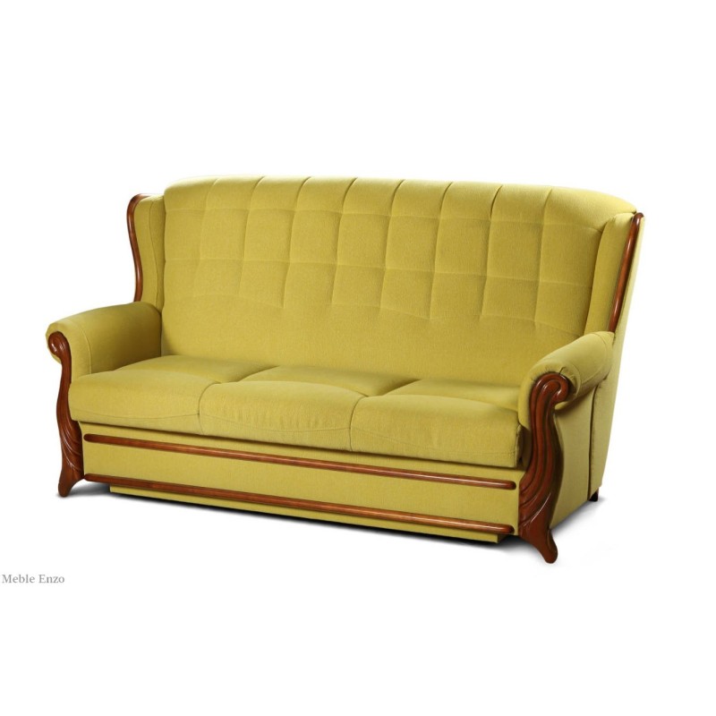 Zielona sofa Enzo 3 osobowa 