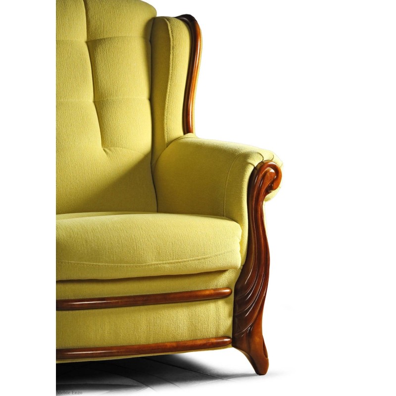 Wygodne oparcie fotela 