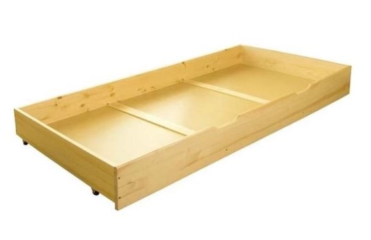 Drewniana pojemna szuflada