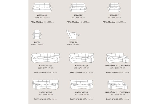 Dostępne produkty z kolekcji Adam