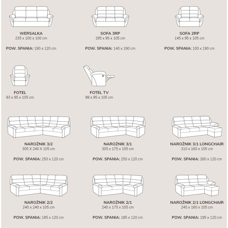 Dostępne produkty z kolekcji Adam