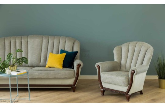 Sofa i fotel Trapez