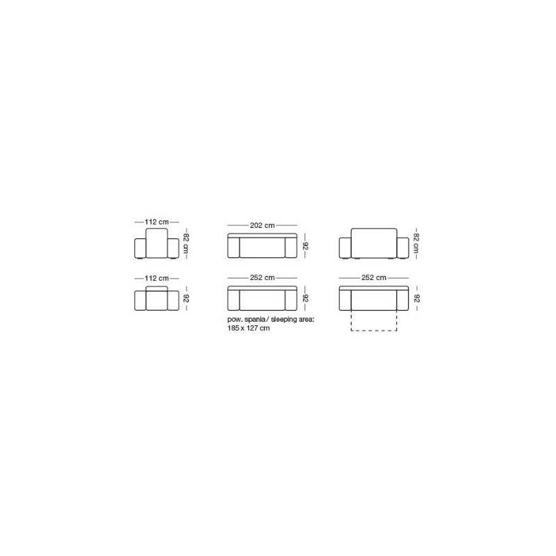 Wymiary mebli Rimini