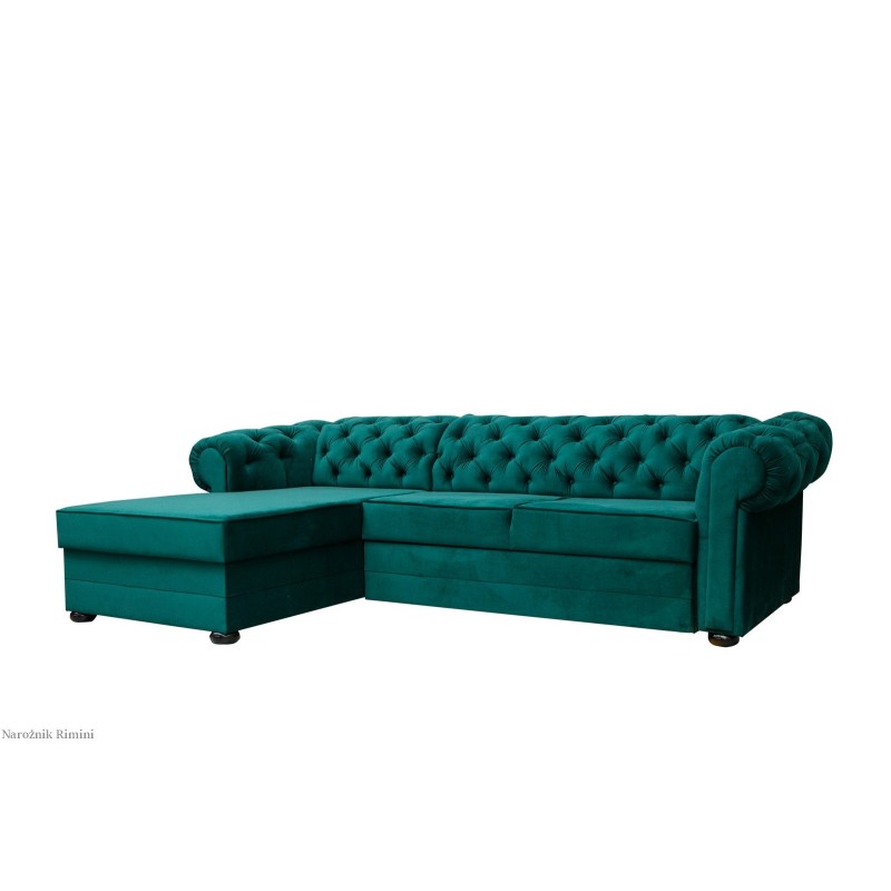 sofa z szezlongiem chesterfield 