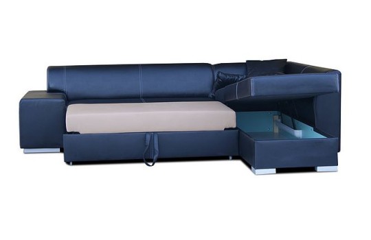 Sofa narożnikowa rozkładana z pojemnikiem Prut 3