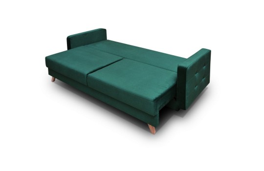 Sofa po rozłożeniu funkcji spania