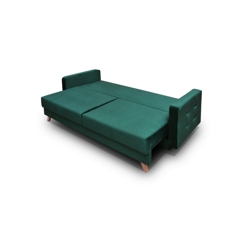 Sofa po rozłożeniu funkcji spania