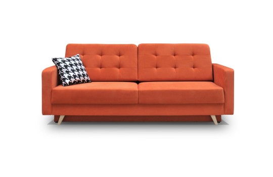 Pomarańczowa sofa Marta