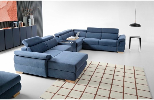 Narożnik modułowy z barkiem Simona