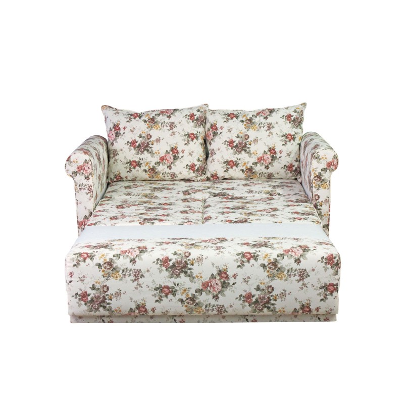Sofa Aida 130 cm - rozkładanie na wózku 