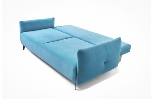 Sofa Cetra po rozłożeniu funkcji spania