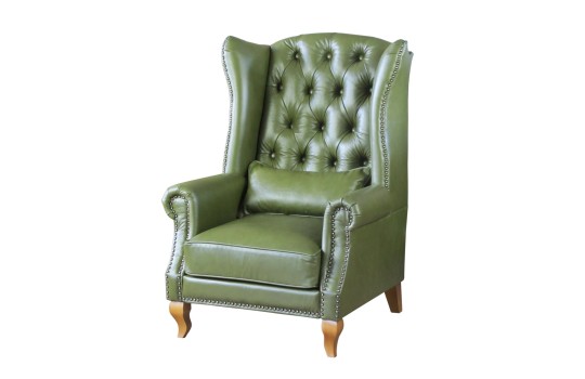 Zielony fotel Kordian