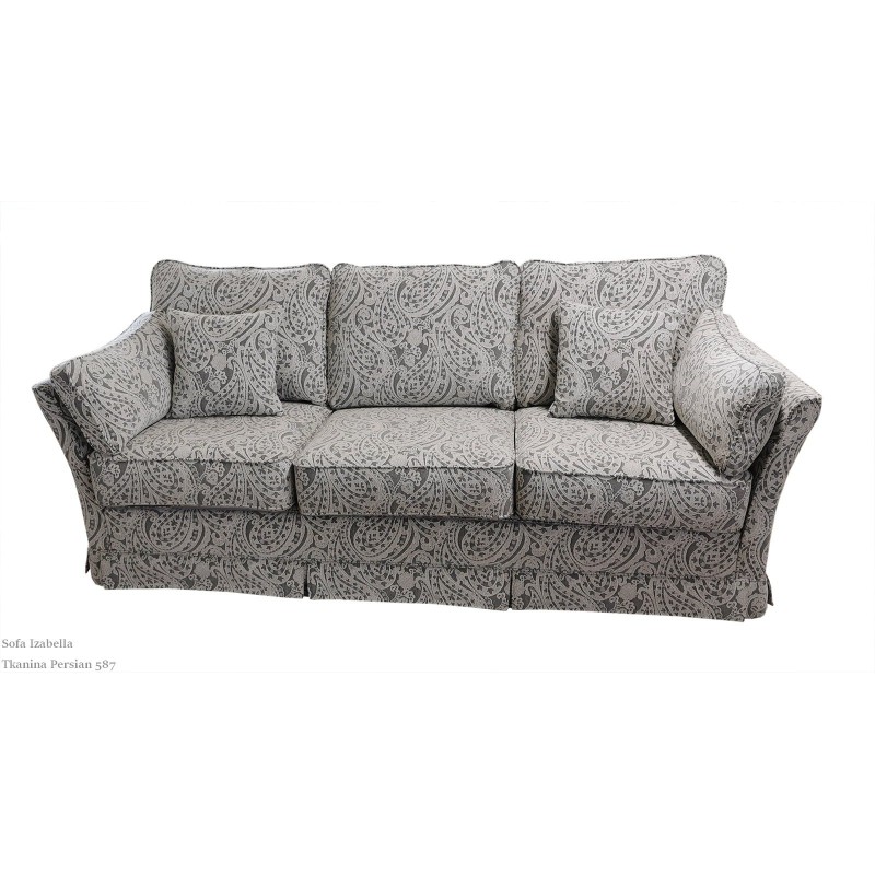 Sofa rozkładana 3 w tkaninie Persian