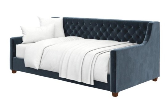 Łóżko pikowane w formie sofy Parma