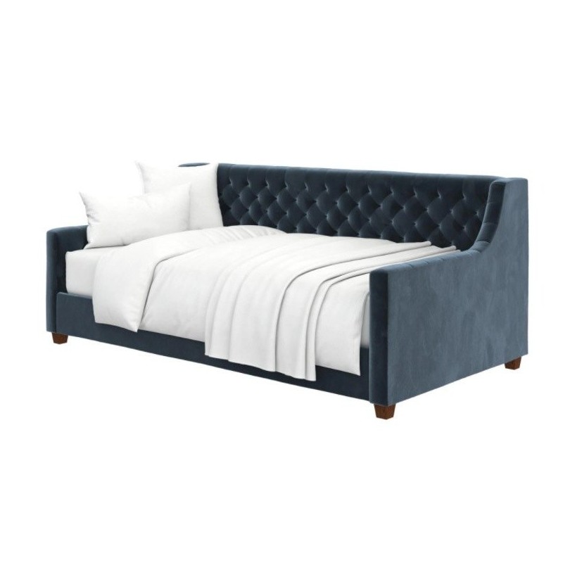 Łóżko pikowane w formie sofy Parma