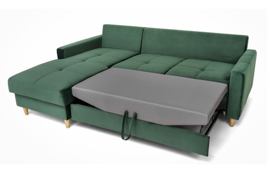 Narożnik z wygodną funkcją spania 