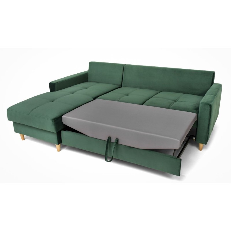 Narożnik z wygodną funkcją spania 