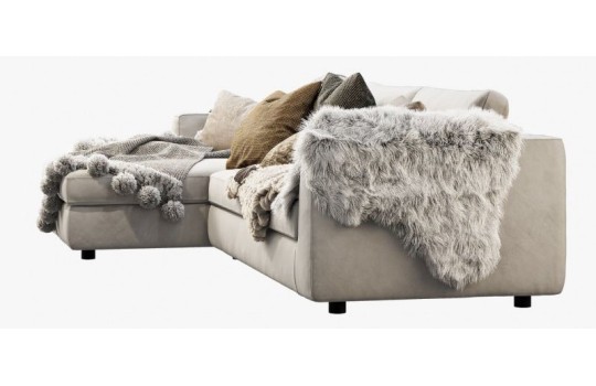 narożnik w kremowym kolorze 