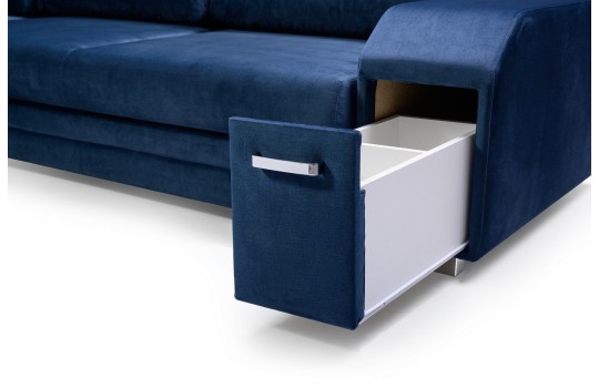 Wysuwany schowek w boku narożnika