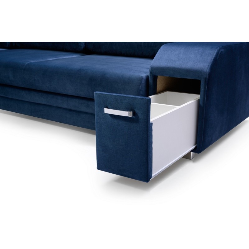 Wysuwany schowek w boku narożnika