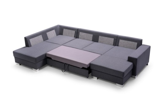 Narożnik Pablo po rozłożeniu funkcji spania