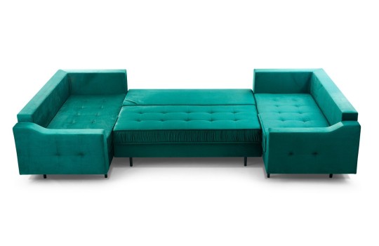 Narożnik Hubert po rozłożeniu funkcji spania