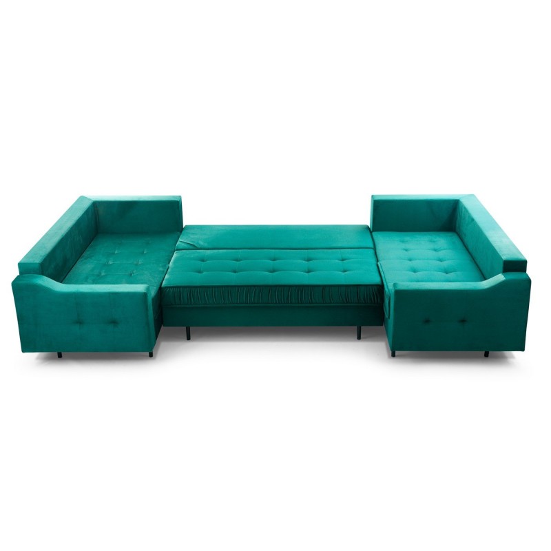 Narożnik Hubert po rozłożeniu funkcji spania