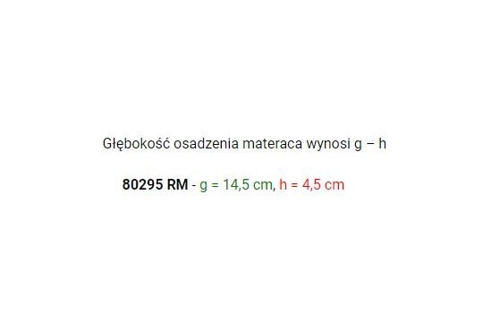 łóżko z zagłębieniem dla materaca 