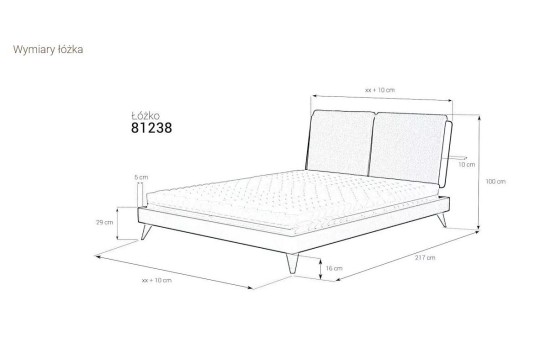 łóżko pod które wjedzie odkurzacz automatyczny 