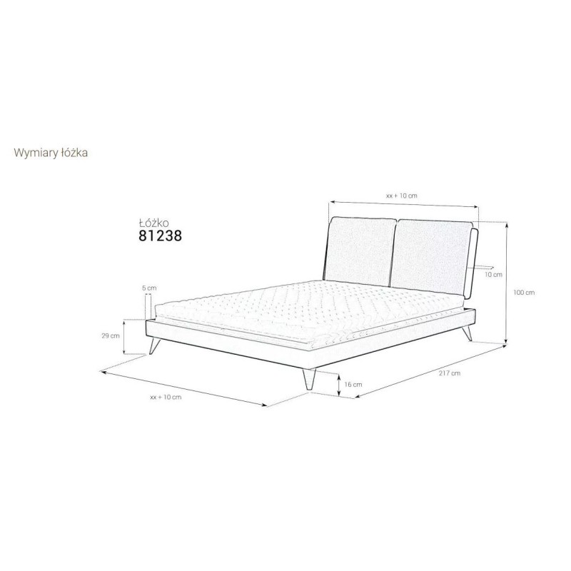 łóżko pod które wjedzie odkurzacz automatyczny 