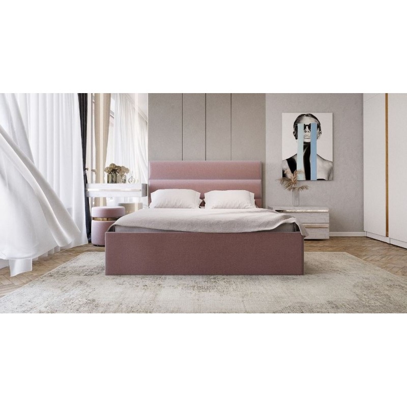 łóżko z wygodnym oparciem 