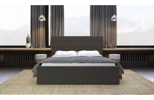 Tapicerowane łóżko Hamper 