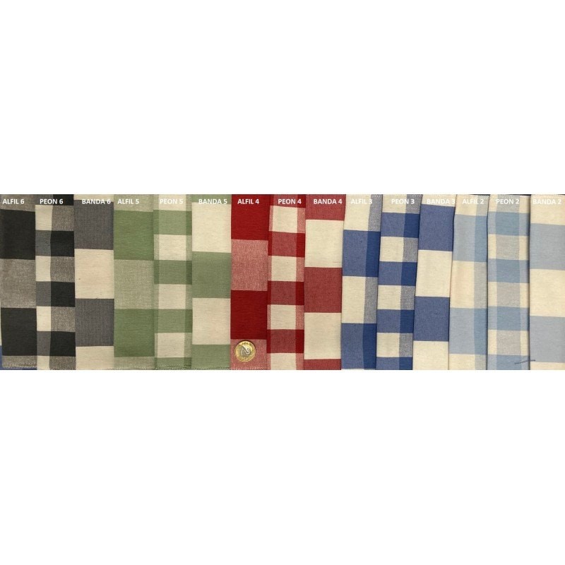 Tkanina w kratę do wyboru