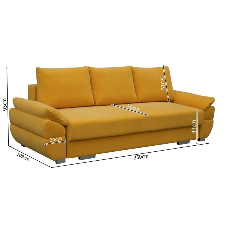 Sofa Leknes wymiary