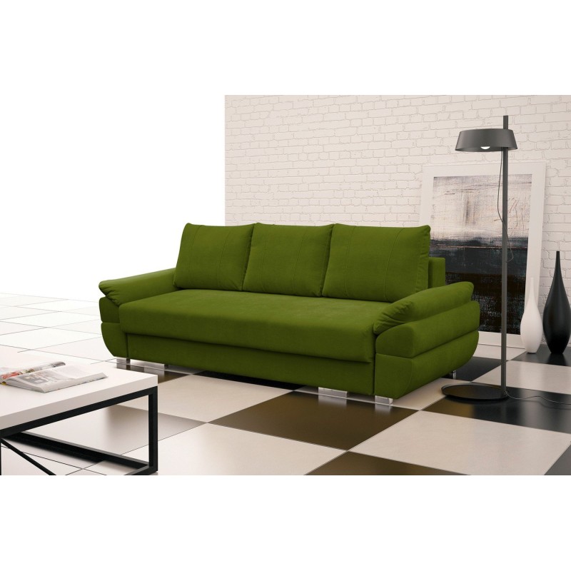 Zielona sofa Leknes