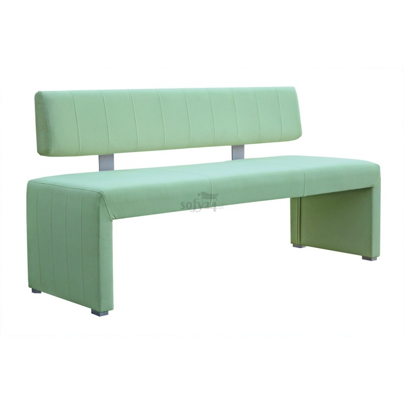 Zielona nowoczesna ławka Nefron 