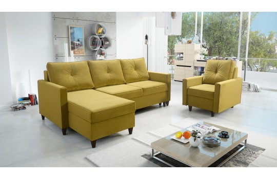 komplet narożnik + fotel Izyda 