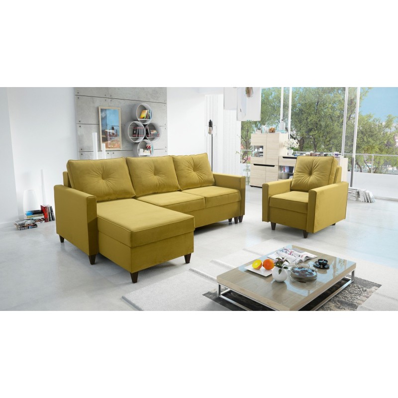 komplet narożnik + fotel Izyda 